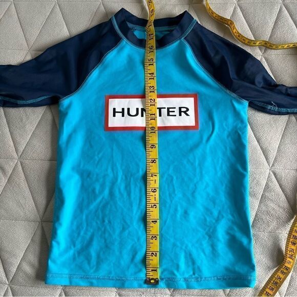 Hunter x Target Long Sleeve Swim Rashguard with Hunter Logo Blue Size Small - Picture 9 of 12